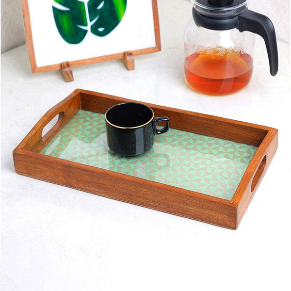 Buy Jade Glow Serving Tray Serving Tray from Vaaree