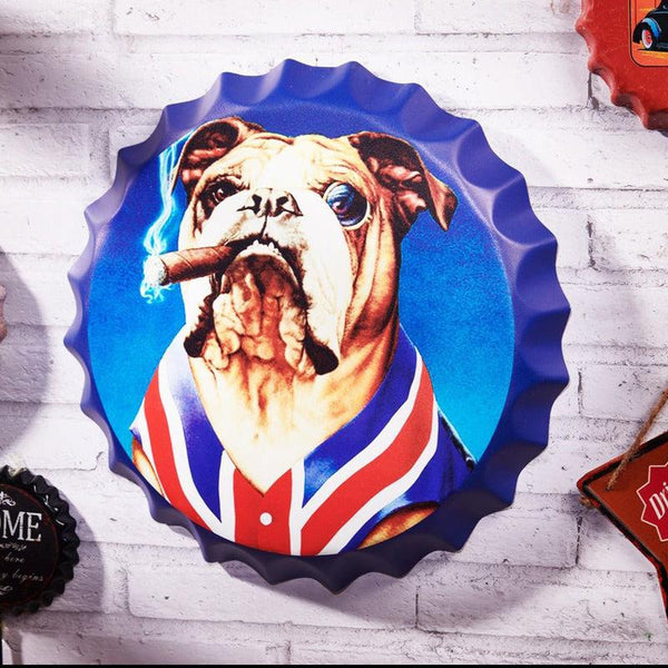 Buy Dawg Bottle Cap Wall Accent Wall Accents from Vaaree