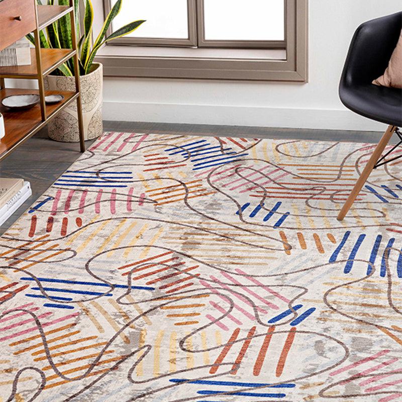 Buy Ella Abstract Carpet - Coffee Carpet from Vaaree