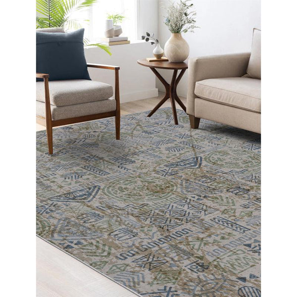 Buy Yanika Boho Carpet - Blue Carpet from Vaaree