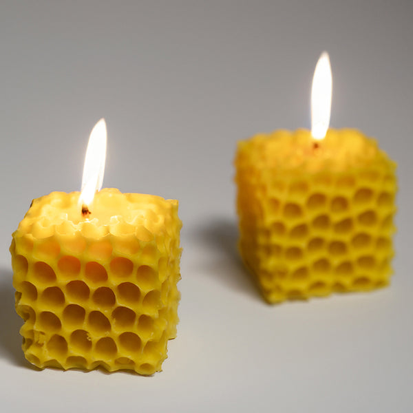 Buy Honeycomb Cinnamon Scented Candle - Set Of Two Candles from Vaaree