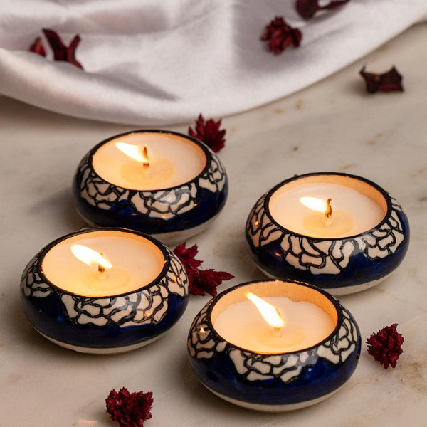 Buy Bilova Active Breeze Scented Candle - Set Of Four Candles from Vaaree