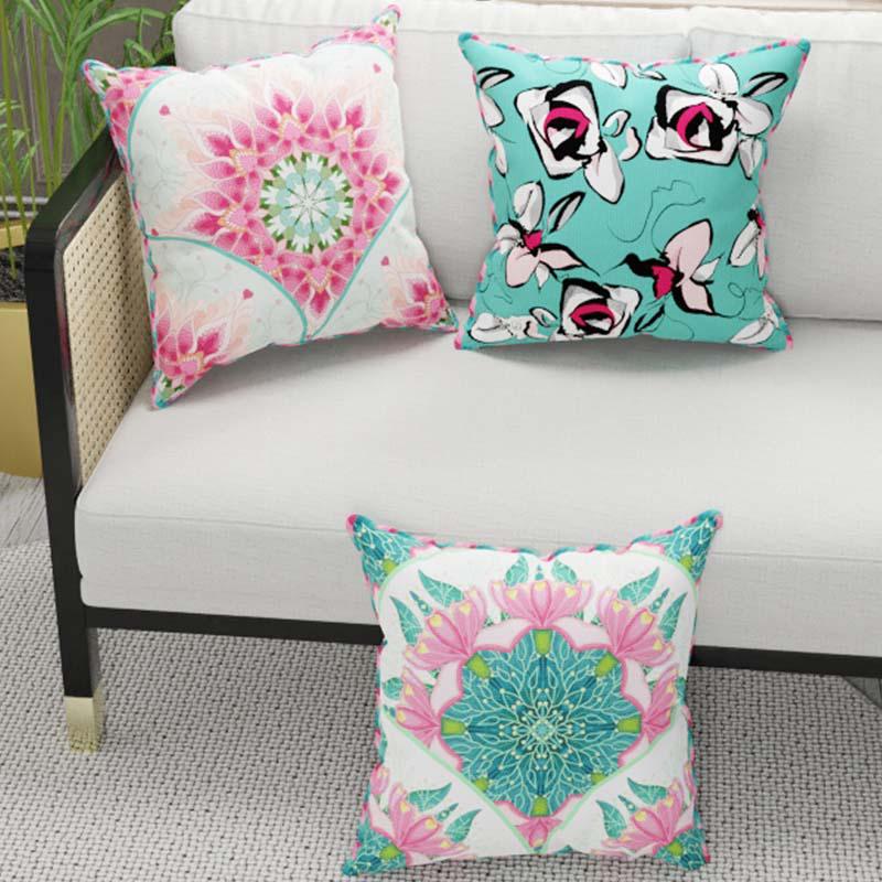 Buy Eukene Cushion Cover - Set of Three Cushion Cover Sets from Vaaree