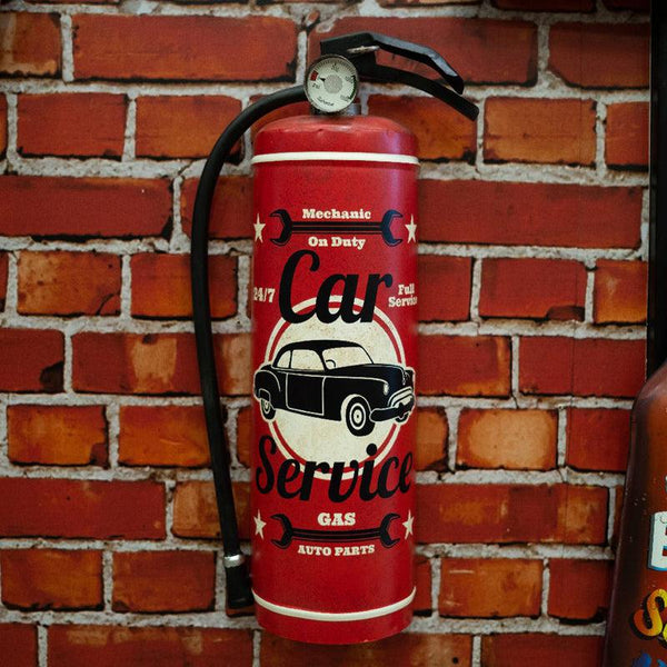 Car Service Extinguisher Wall Accent