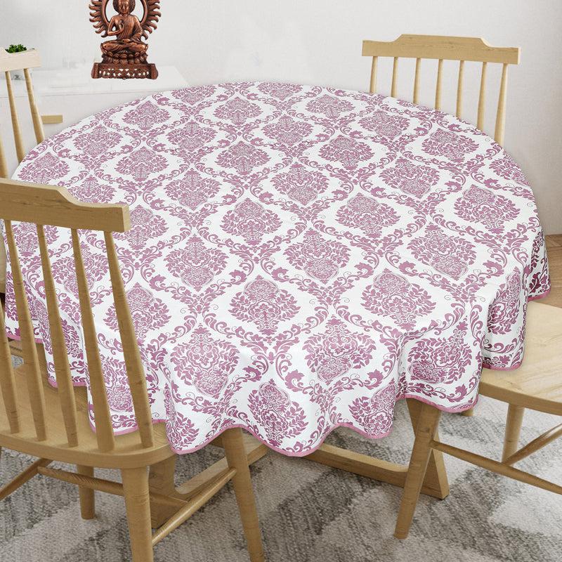 Buy Ardila Ethnic Round Table Cover - Purple Table Cover from Vaaree