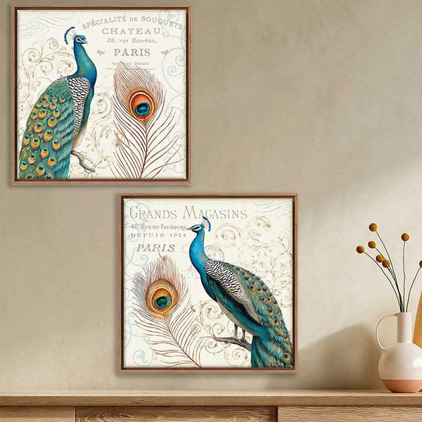 Buy Mayura Charita Wall Art - Set Of Two Wall Art & Paintings from Vaaree