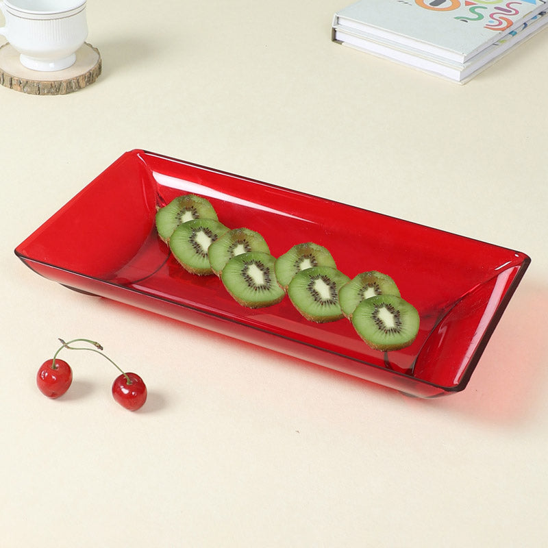 Buy Vitara Platter - Red Platter from Vaaree