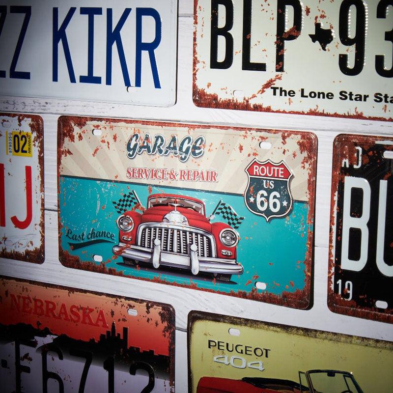 Buy Garage Service And Repairs Sign Plate Wall Accent Wall Accents from Vaaree