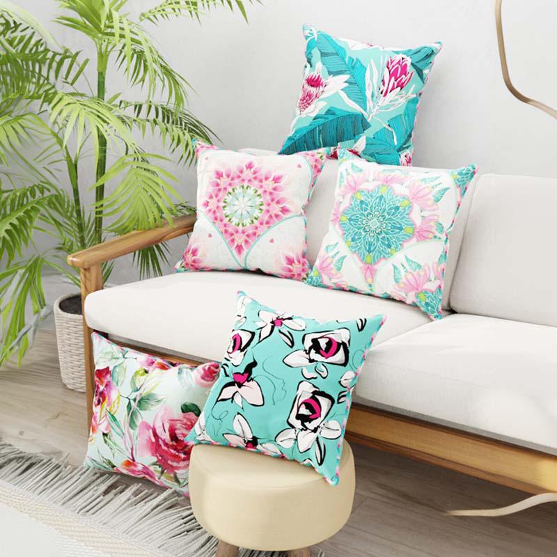 Buy Aroia Cushion Cover - Set of Five Cushion Cover Sets from Vaaree