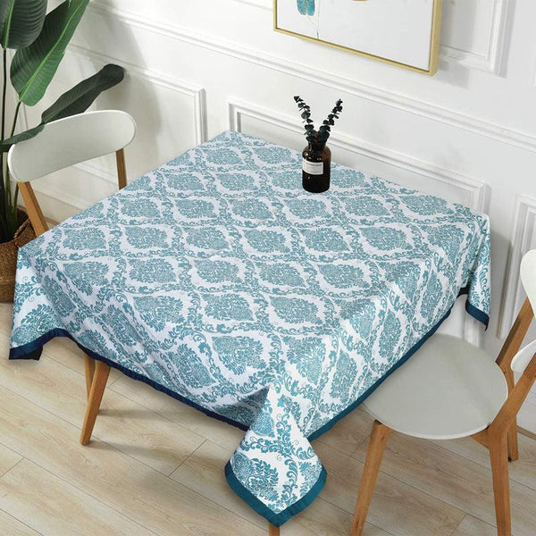 Buy Ardila Ethnic SquareTable Cover - Teal Table Cover from Vaaree