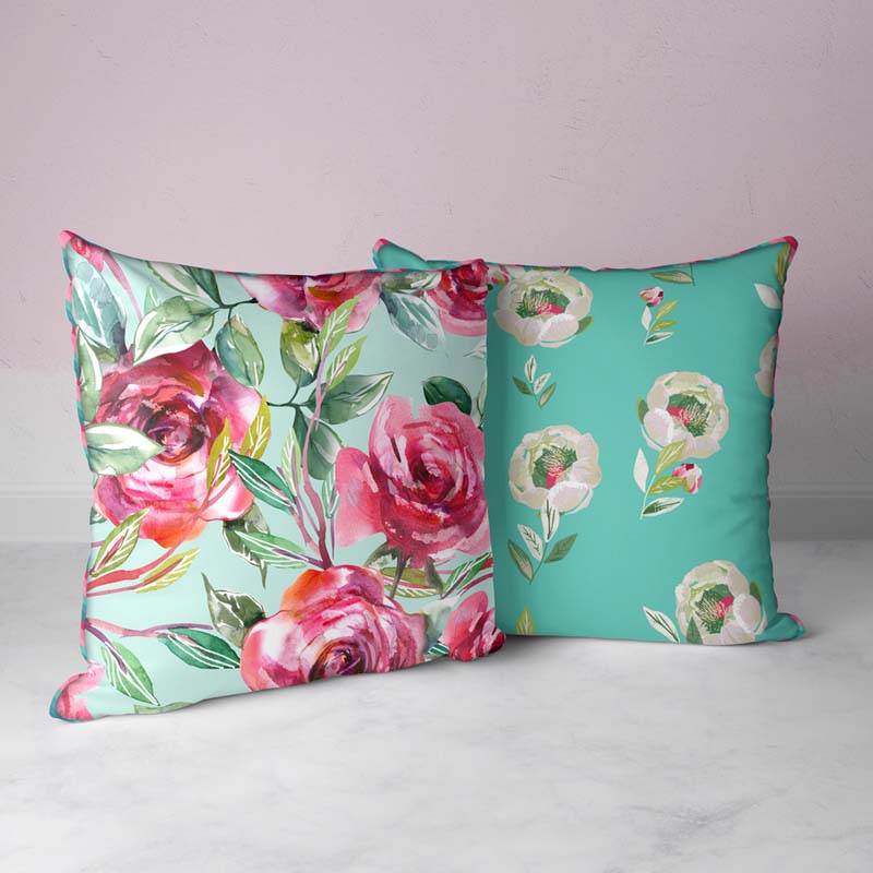 Buy Florenta Cushion Cover - Set of Two Cushion Cover Sets from Vaaree