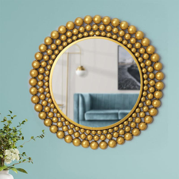 Buy Nora Bloom Wall Mirror Wall Mirror from Vaaree