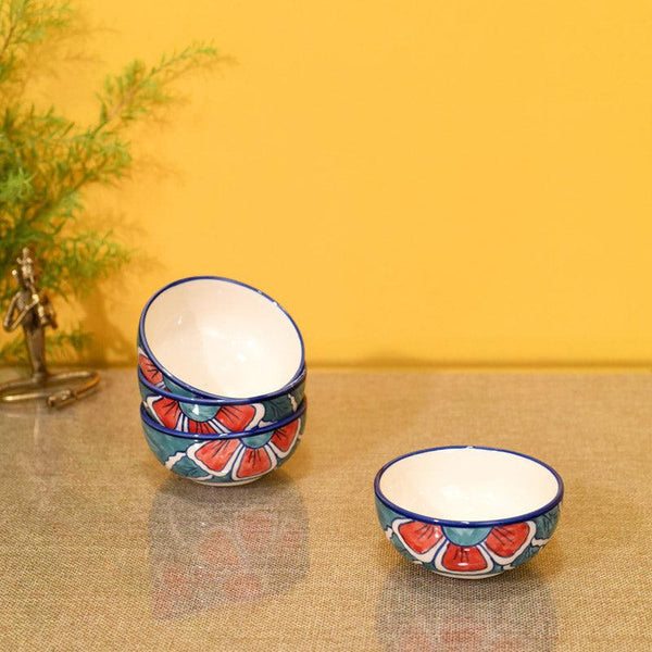 Buy Rachita Ceramic Serving Bowl (175 ML) - Set of Four Bowl from Vaaree