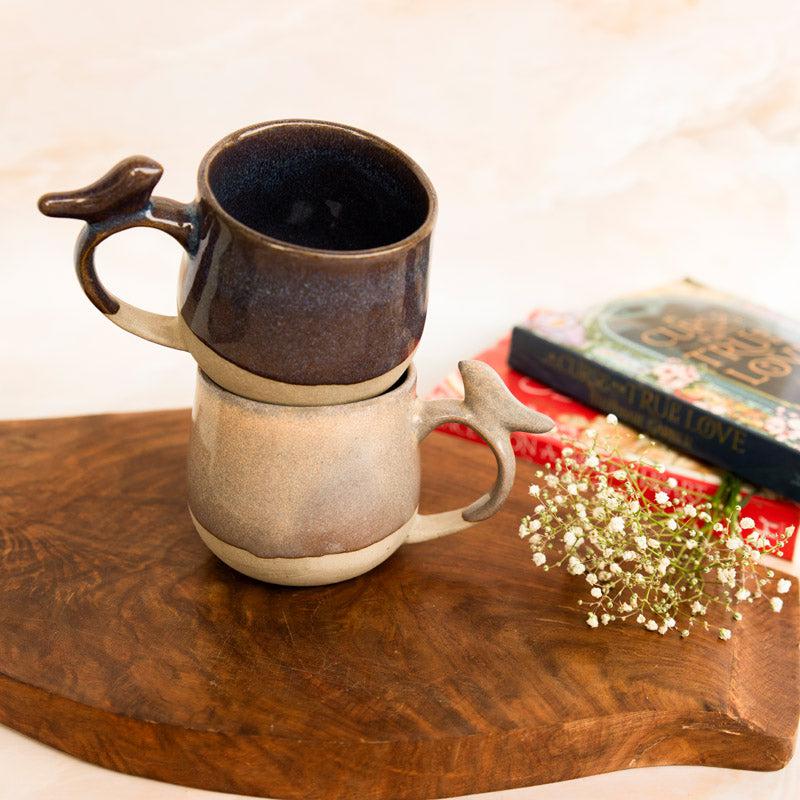 Buy Chirp Glaze Cup (250 Ml) - Set Of Two Mug from Vaaree