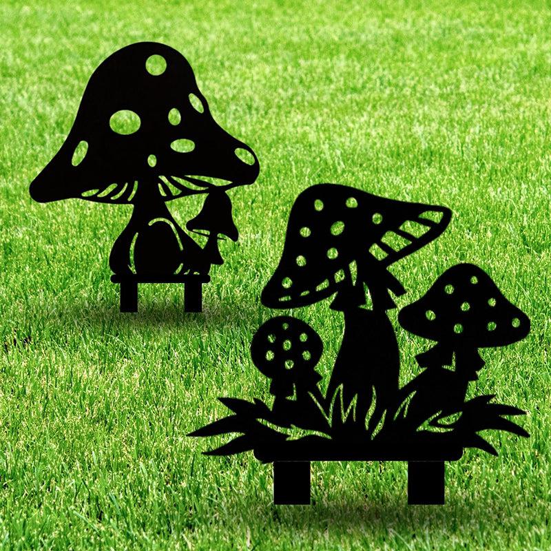 Buy Shrooms Garden Stake - Set Of Two Garden Stake from Vaaree