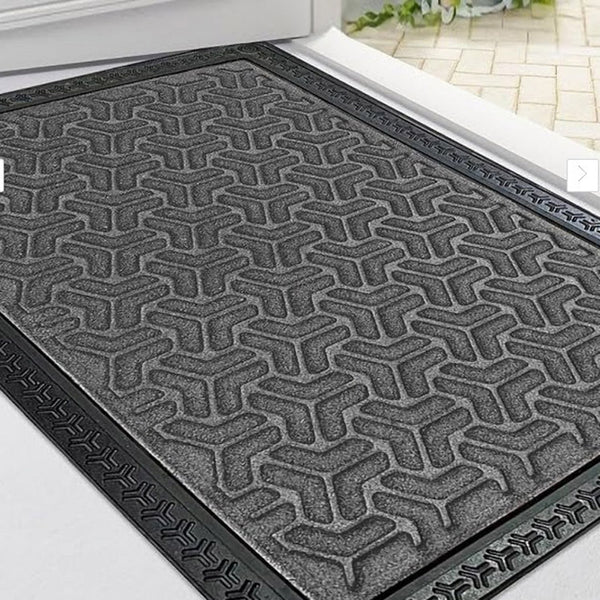 Buy Maxo Antiskid Doormat - Grey Rugs from Vaaree