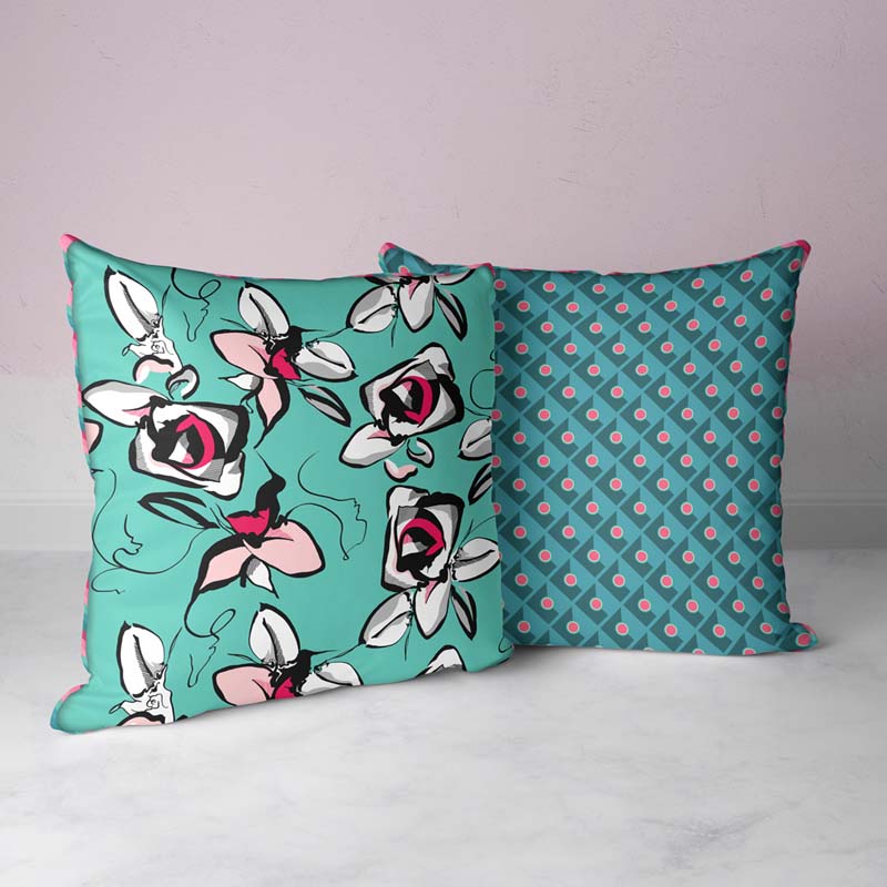 Buy Abstro Kelna Cushion Cover - Set of Two Cushion Cover Sets from Vaaree