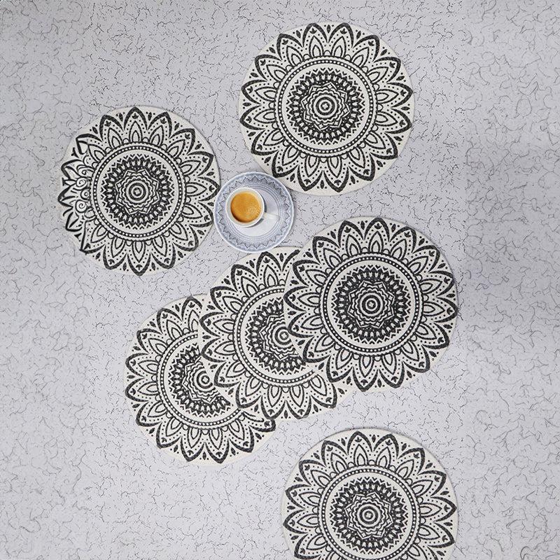 Buy Aniso Mandala Placemat - Set Of Six Table Mats from Vaaree