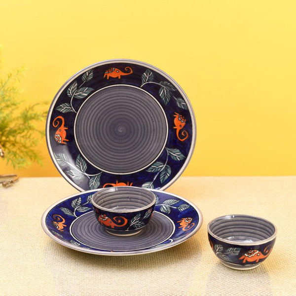 Buy Tusker Grace Dinner Set - Four Piece Set Dinner Set from Vaaree