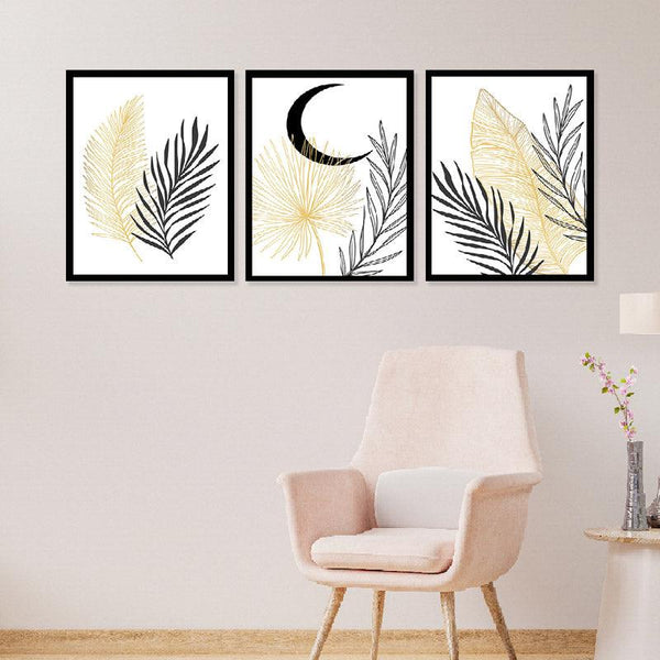 Buy Charline Wall Art - Set Of Three Wall Art & Paintings from Vaaree