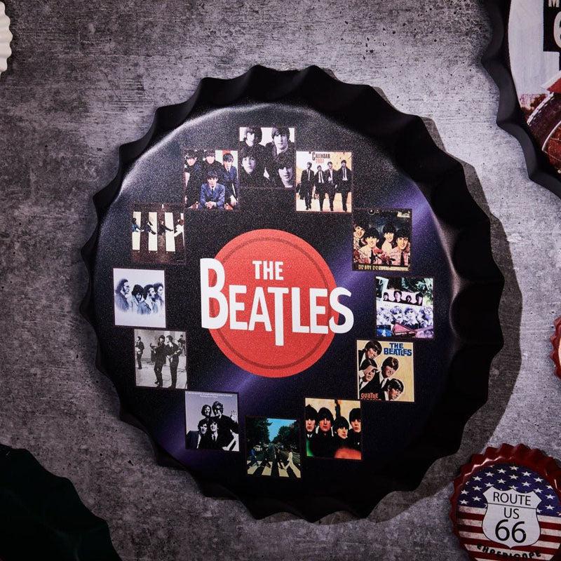 Buy The Beatles Cd Bottle Cap Wall Accent Wall Accents from Vaaree