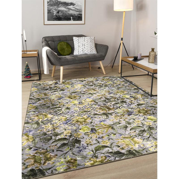 Buy Sumaya Floral Carpet - Grey Carpet from Vaaree