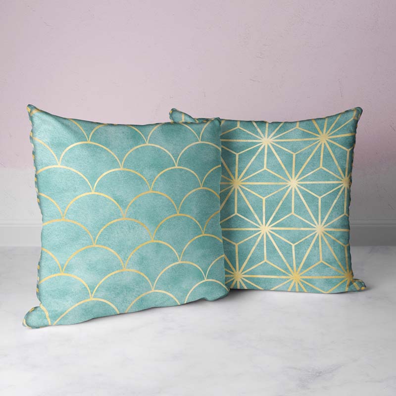 Buy Trido Starella Cushion Cover - Set of Two Cushion Cover Sets from Vaaree