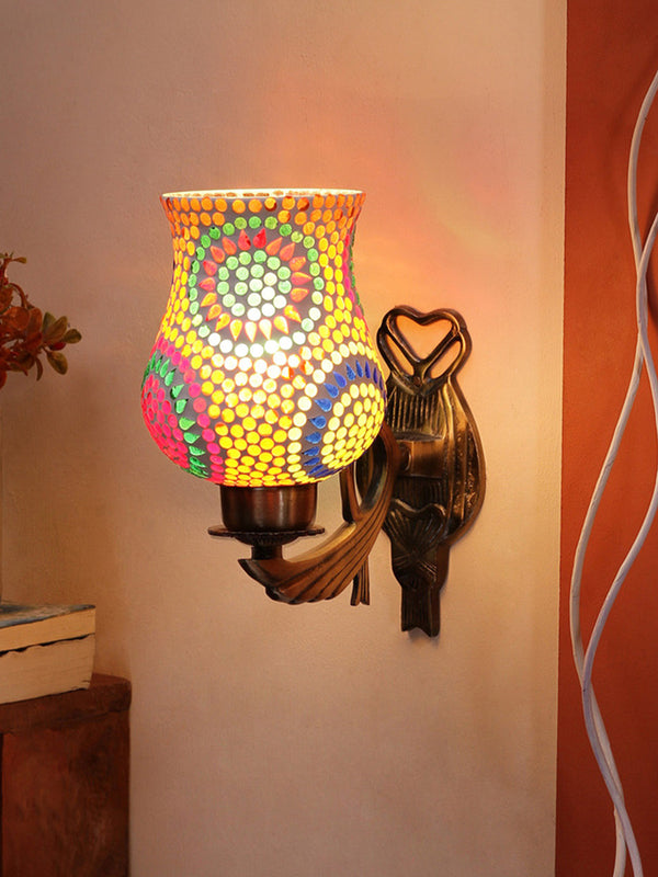 Buy Riva Love Gleam Mosaic Wall Lamp Wall Lamp from Vaaree