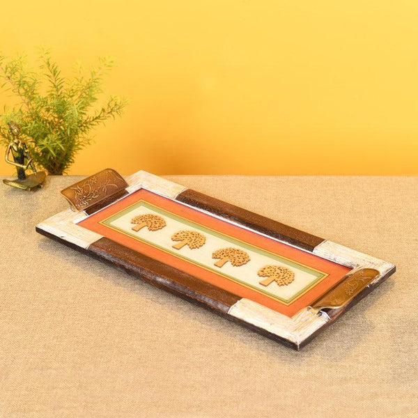 Buy Anara Handcrafted Serving Tray Serving Tray from Vaaree