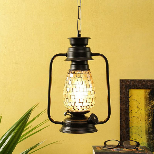 Buy Avina Mosaic Lantern Ceiling Lamp - Black Ceiling Lamp from Vaaree