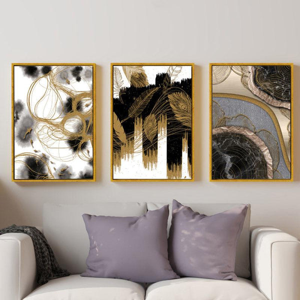 Buy Vanessa Wall Art - Set Of Three Wall Art & Paintings from Vaaree