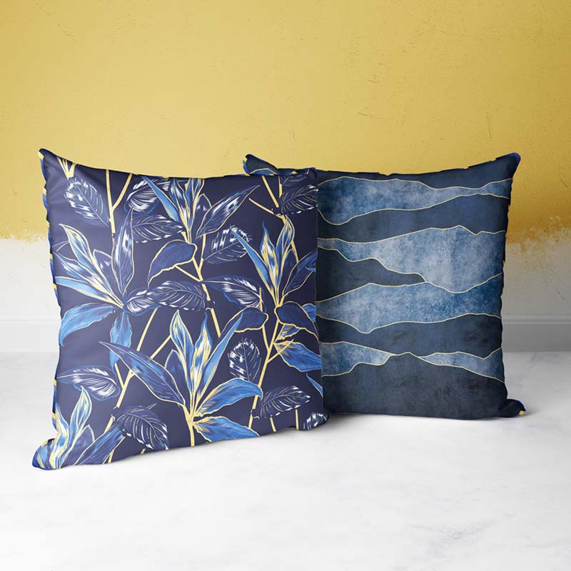 Buy Saphire Lilia Lomi Cushion Cover - Set of Two Cushion Cover Sets from Vaaree