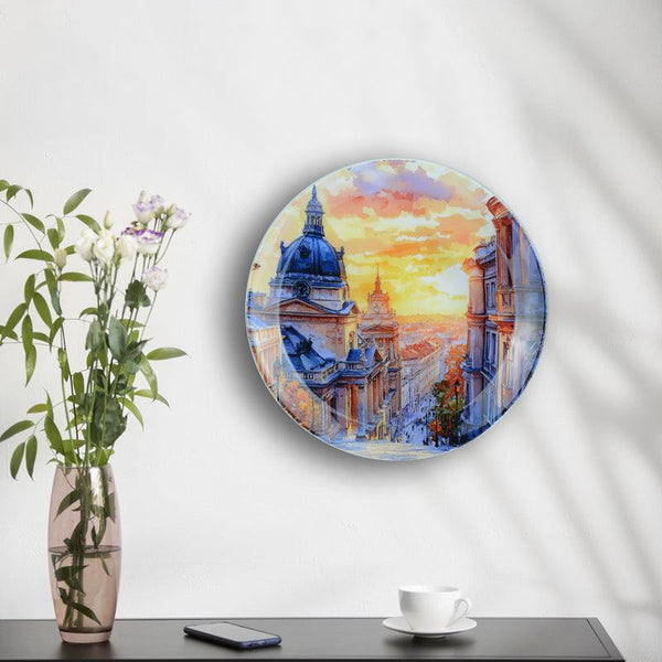 Buy City Sunset Wall Plate Wall Plates from Vaaree