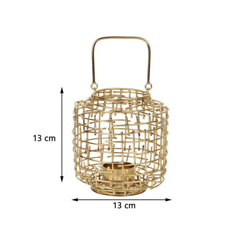 Buy Armon Tealight Candle Holder - Gold Candle Holders from Vaaree