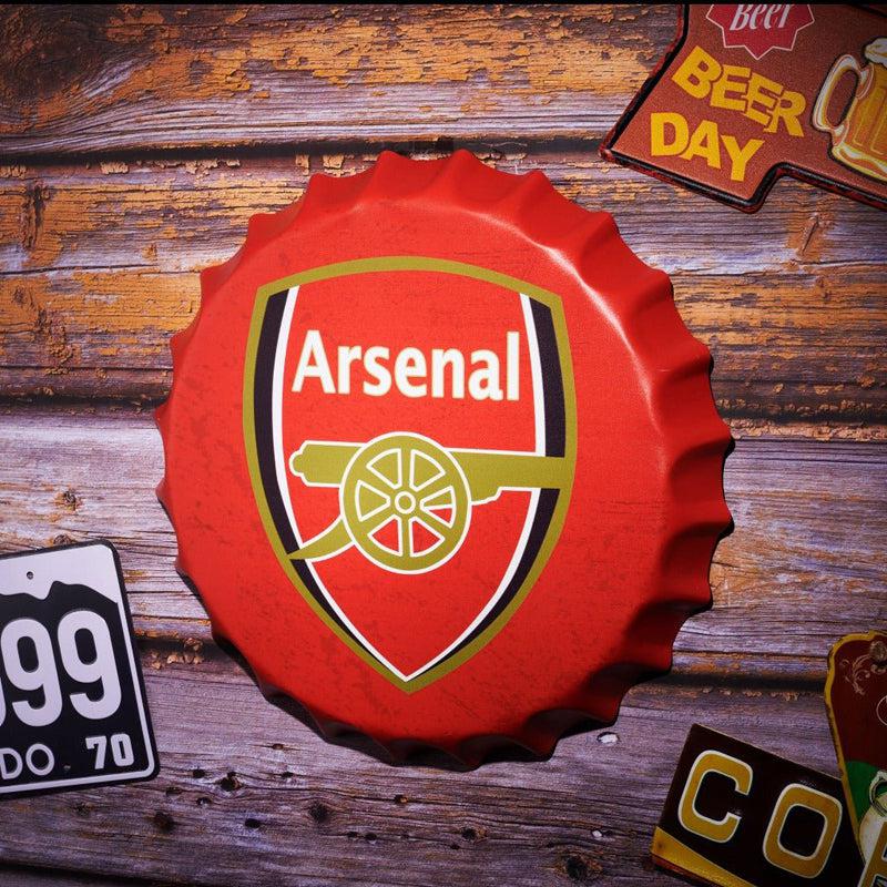 Buy Arsenal Bottle Cap Wall Accent Wall Accents from Vaaree