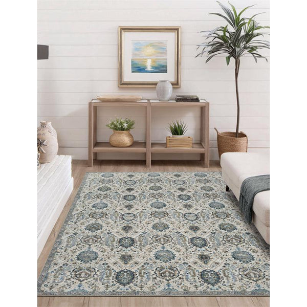 Buy Daniyar Ethnic Carpet - Blue Carpet from Vaaree