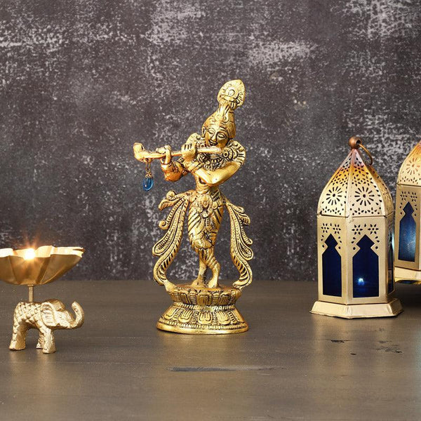 Graceful Krishna Idol Gift Box