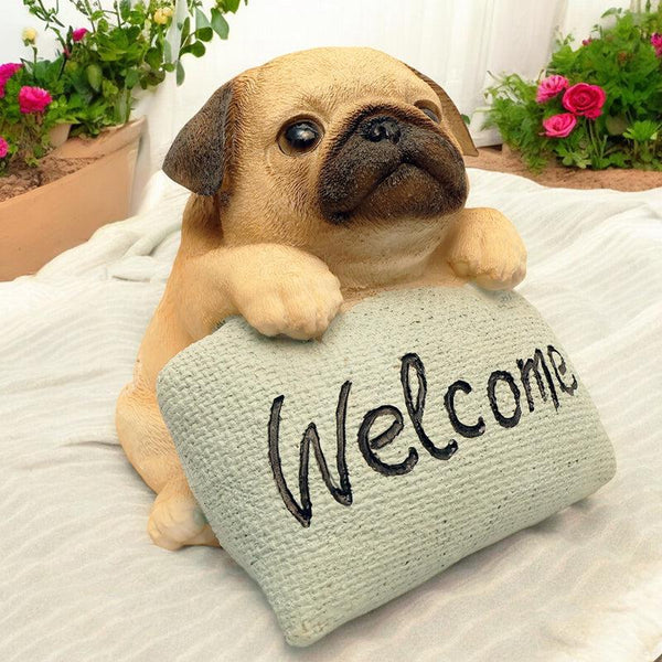 Buy Pug Welcome Showpiece Showpieces from Vaaree