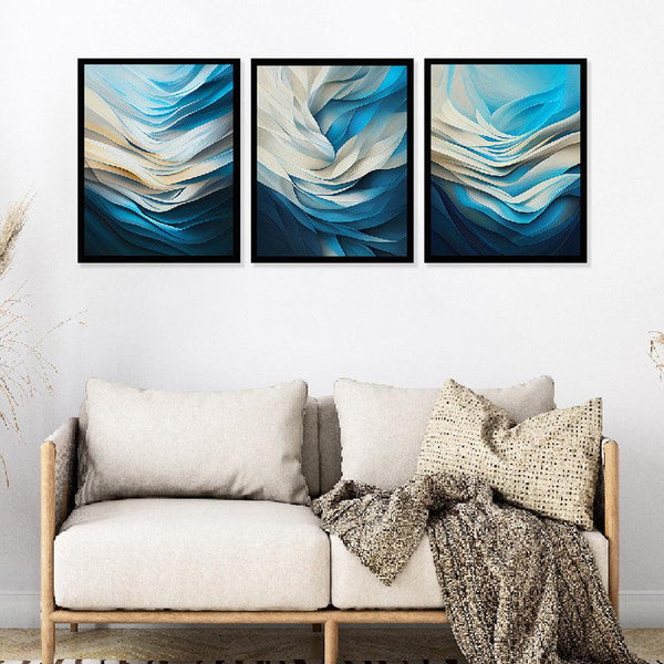 Buy Maëlie Wall Art - Set Of Three Wall Art & Paintings from Vaaree