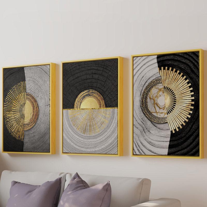 Buy Maribel Abstract Wall Art - Set Of Three Wall Art & Paintings from Vaaree