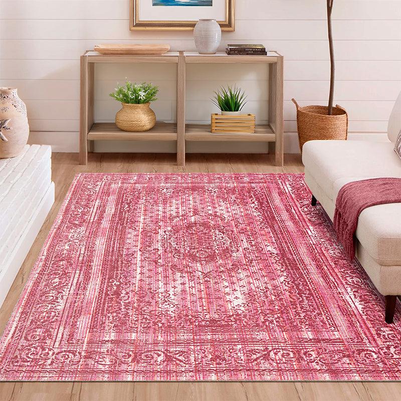 Buy Nathan Ethnic Carpet - Pink Carpet from Vaaree