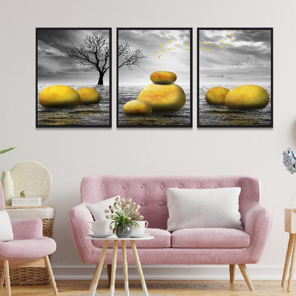 Buy Maëlys Wall Art - Set Of Three Wall Art & Paintings from Vaaree