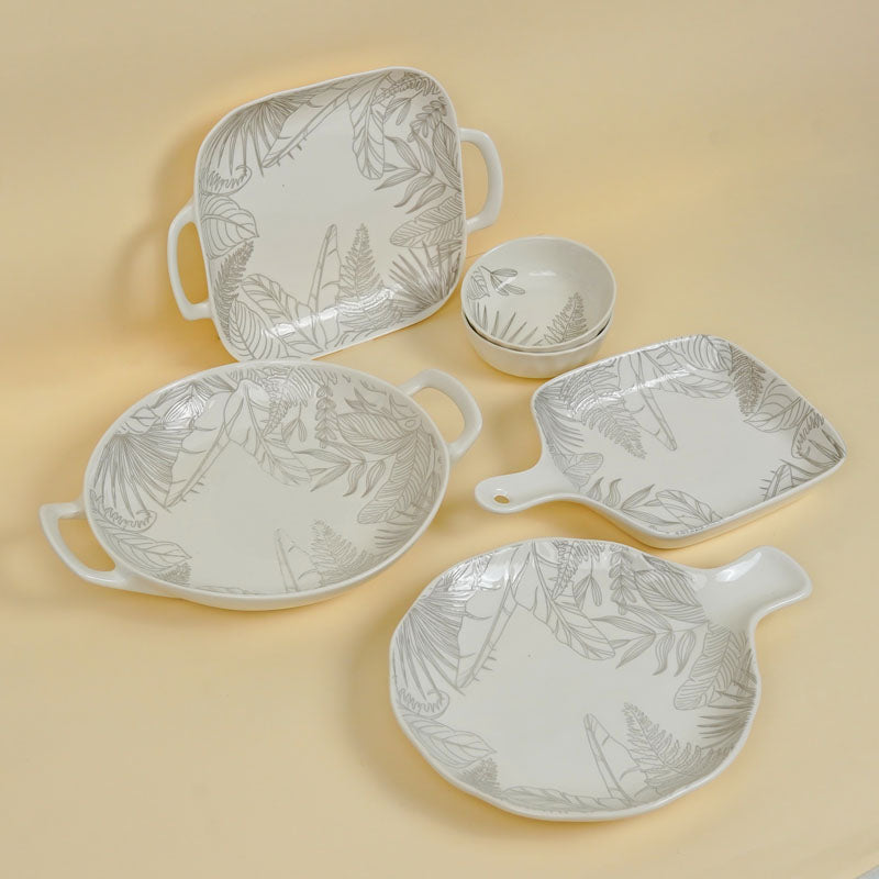 Buy Celene Serving Set - Six Piece Set Dinner Set from Vaaree