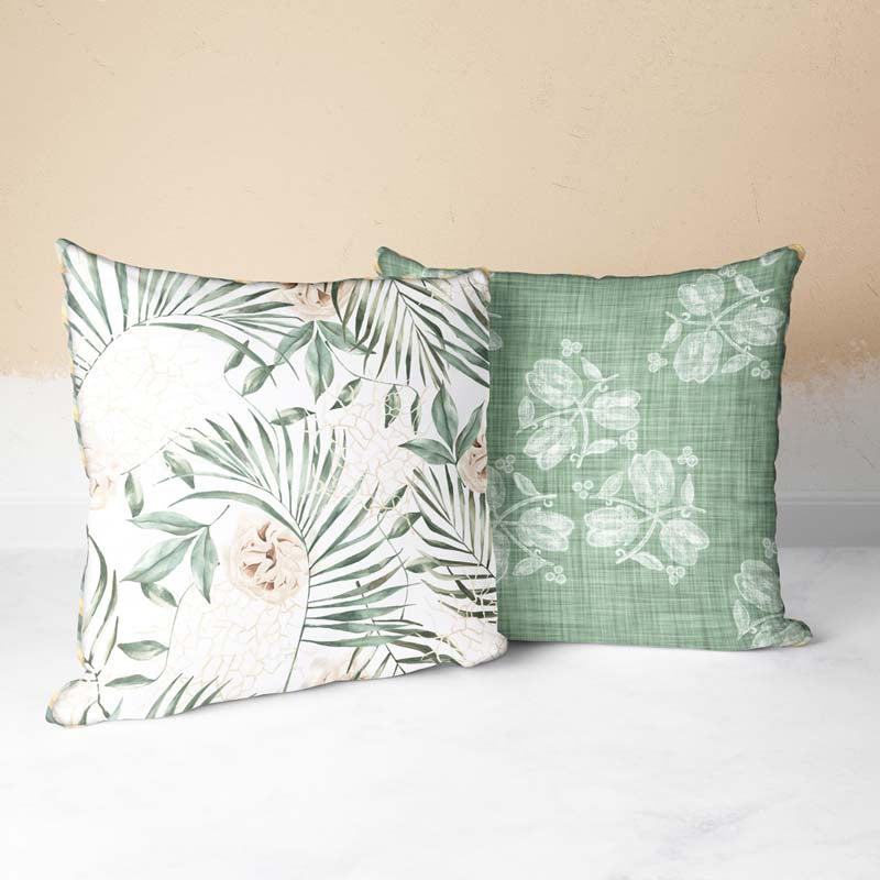 Buy Fern Famy Cushion Cover - Set of Two Cushion Cover Sets from Vaaree