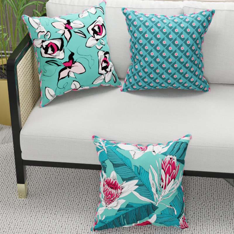 Buy Naia Cushion Cover - Set of Three Cushion Cover Sets from Vaaree