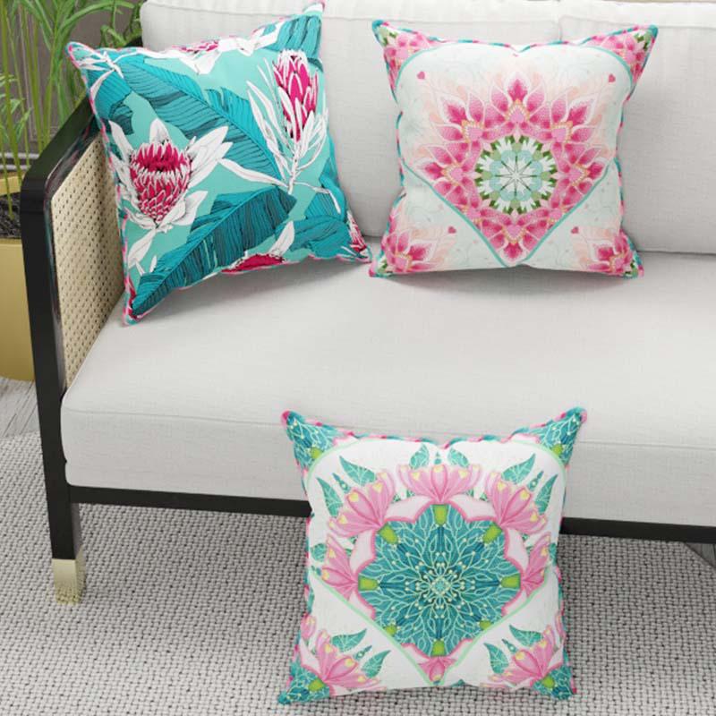 Buy Elaia Cushion Cover - Set of Three Cushion Cover Sets from Vaaree