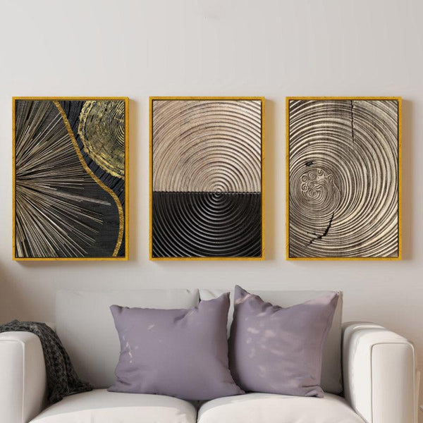 Buy Silvanna Abstract Wall Art - Set Of Three Wall Art & Paintings from Vaaree