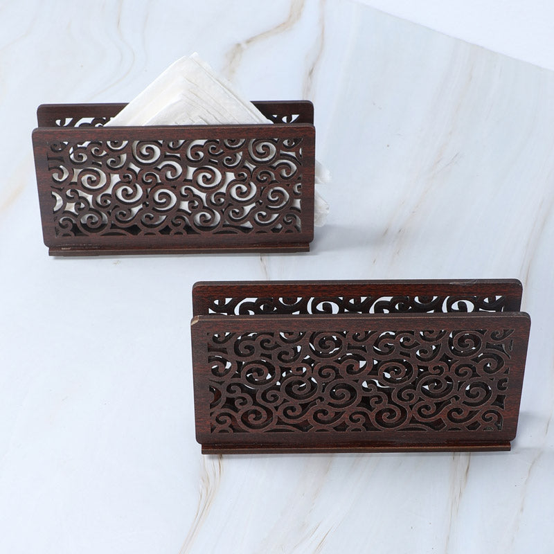 Buy Amita Napkin Holder - Set Of Two Tissue Holder from Vaaree