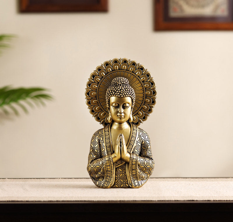 Buy Buddha Divine Aura Showpiece Showpieces from Vaaree