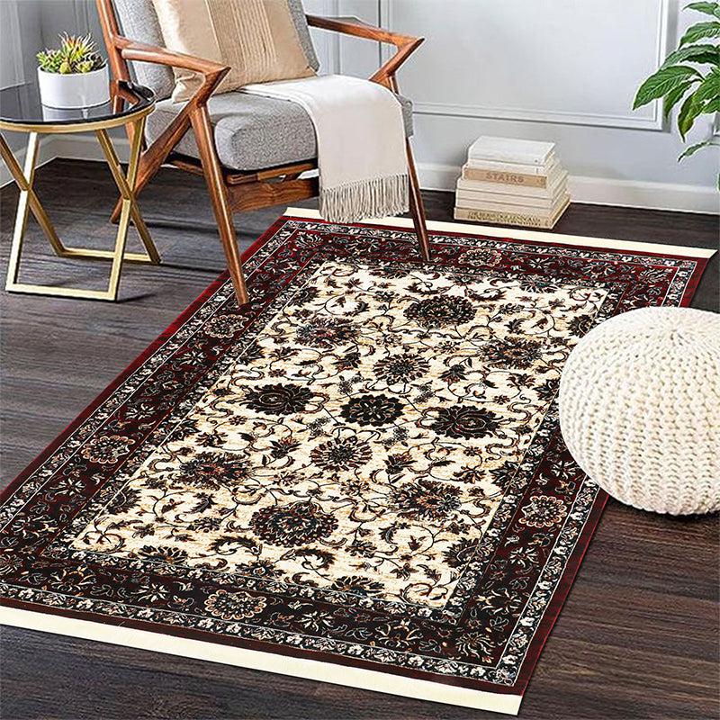 Buy Aavni Flora Carpet - Brown & Beige Carpet from Vaaree